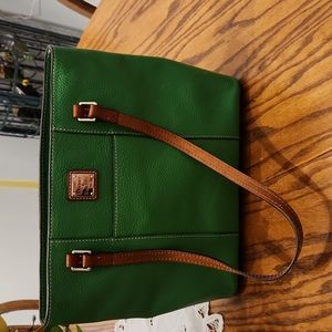 Two Dooney and Burke purses and one Brahmin purse